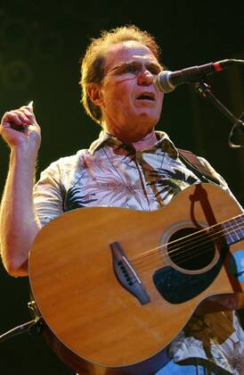 Jul 02, 2006; Myrtle Beach, SC, USA; Musician COUNTRY JOE McDONALD performs live as his 2006 tour makes a stop at Barefoot Landing located in Myrtle Beach. Mandatory - ZUMAm78_ 20060702_mkh_m78_890