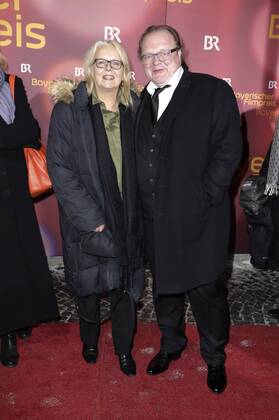 Manuela Stehr mit Gatte Stefan Arndt bei der Verleihung des 38. Bayerischen Filmpreises 2016 im Prinzregententheater. München, 20.01.2017 Foto:xS.xGabschx xFuturexImage