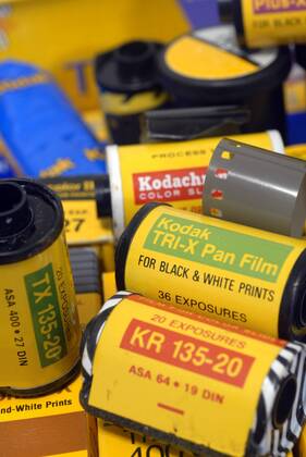 Kodak bringing back some iconic film stocks An assortment of vintage and current rolls of Kodak film are seen in this still life in New York on Thursday, January 29, 2009. Eastman Kodak announced the return of Ektachrome and is reported to be investigating the feasibility of a return of Kodachrome to the market, once the world s most popular film. ( RICHARDxB.xLEVINE