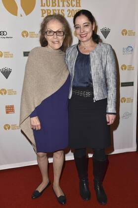 Nicola Lubitsch mit Begleitung bei der Verleihung vom Ernst-Lubitsch-Preis 2017 im Kino Babylon. Berlin, 29.01.2017 Foto:xJ.xQuinternx xFuturexImage
