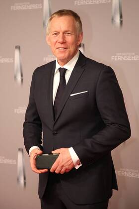 Johannes B. Kerner bei der Verleihung Deutscher Fernsehpreis am 02.02.17 in Düsseldorf Deutscher Fernsehpreis Verleihung 2017 in Duesseldorf 