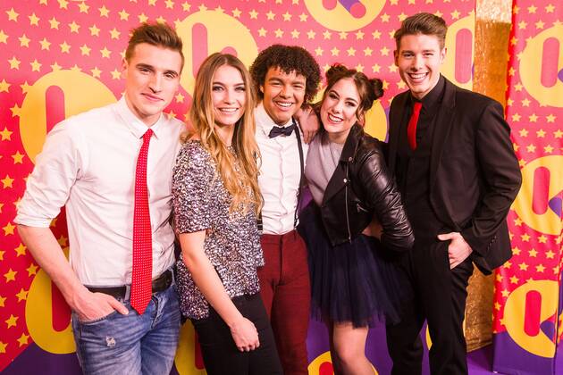 Ghost Rockers pictured during the Gala van de Gouden K s award show, organized by Flemish children s television channel Ketnet, Saturday 04 February 2017 in Brussels.  JAMESxARTHURxGEKIERE 05040002