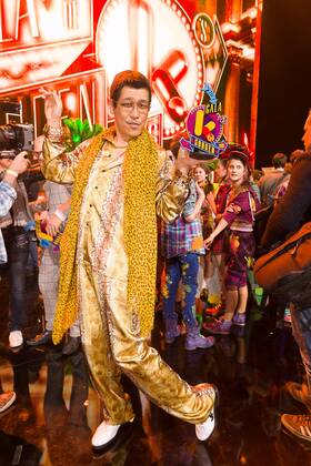 Pikotaro pictured during the Gala van de Gouden K s award show, organized by Flemish children s television channel Ketnet, Saturday 04 February 2017 in Brussels.  JAMESxARTHURxGEKIERE 05040235