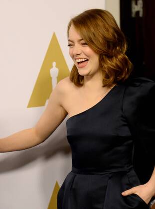 Actress Emma Stone attends the 89th annual Academy Awards Oscar nominees luncheon at the Beverly Hilton Hotel in Beverly Hills, California on February 6, 2017.  LAP20170206030 JIMxRUYMEN