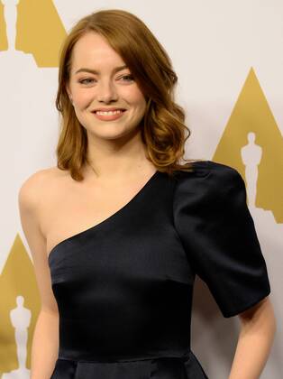 Actress Emma Stone attends the 89th annual Academy Awards Oscar nominees luncheon at the Beverly Hilton Hotel in Beverly Hills, California on February 6, 2017.  LAP20170206039 JIMxRUYMEN