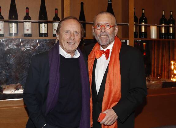 Claus Theo Gaertner (Preistraeger Kategorie: Lebenswerk), , Leonhard Mueller bei Verleihung ASKANIA Award 2017 im Ellington Hotel Berlin.