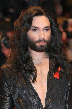 Austrian singer Conchita Wurst attends the 67th Berlinale International Film Festival Berlin Closing Ceremony at the Grand Hyatt Hotel in Berlin, Germany. FEBRUARY 18th 2017  PTYx17282