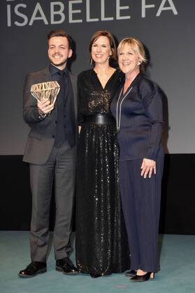 Alexandre Mössner, Anja Heiden und Isabelle Mössner bei der Verleihung des Inhorgenta Award 2017 im Postpalast. München, 19.02.2017 Foto:xP.xSchönbergerx xFuturexImage