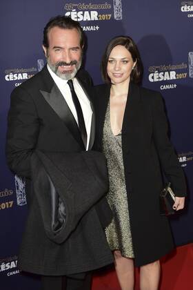 Filmpreis Cesar Jean Dujardin, Nathalie Pechalat - 42. Preisverleihung Cesar 2017 in Paris, Frankreich - 24 02 2017 JBAutissier Panoramic 