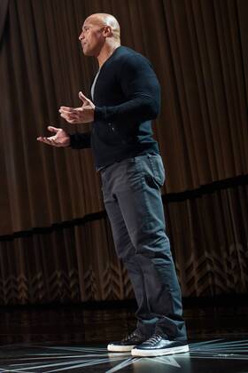 Feb 25, 2017 - Los Angeles, California, U.S. - DWAYNE JOHNSON rehearses as preparations continue Saturday February 25, 2017 for the 89th Oscars® for outstanding film achievements of 2016 which will be presented on Sunday, February 26, 2017, at the Dolby® Theatre and televised live by the ABC Television Network. Los Angeles U.S. - ZUMAz03_ 20170225_shd_z03_127 Copyright: xMattxPetitx