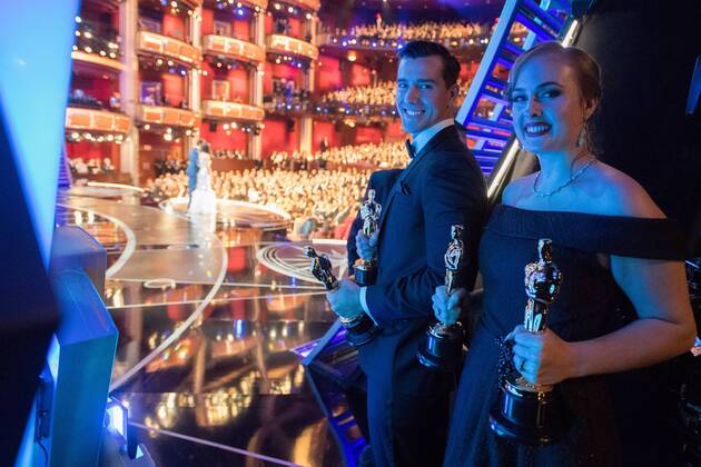 Feb 26, 2017 - Hollywood, California, U.S - Backstage during The 89th Oscars® at the Dolby® Theatre in Hollywood, CA on Sunday, February 26, 2017. Hollywood U.S - ZUMAz03_ 20170226_sho_z03_555 Copyright: xRichardxHarbaughx