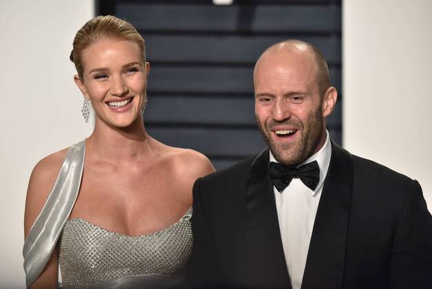 Jason Statham and Rosie Huntington-Whiteley attend the Vanity Fair Oscar Party at the Wallis Annenberg Center for the Performing Arts in Beverly Hills, California on February 26, 2017.  LAP201702262150 CHRISTINExCHEW