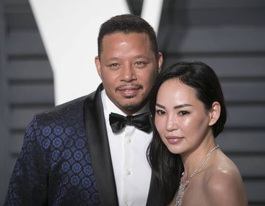 February 27, 2017 - Beverly Hills, California, U.S - Terrence Howard & Mira Pak on the red carpet at the 2017 Vanity Fair Oscar Party held at the Wallis Annenberg Center in Beverly Hills, California, Sunday February 26, 2017. JAVIER ROJAS PI Beverly Hills U.S. - ZUMAp124 20170227_zaa_p124_119 Copyright: xPrensaxInternacionalx