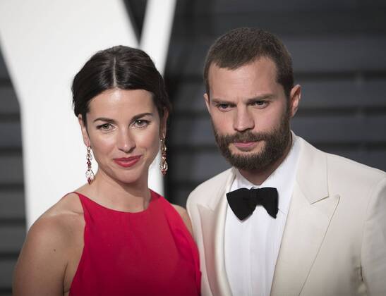 February 27, 2017 - Beverly Hills, California, U.S - Amelia Warner & Jamie Dornan on the red carpet at the 2017 Vanity Fair Oscar Party held at the Wallis Annenberg Center in Beverly Hills, California, Sunday February 26, 2017. JAVIER ROJAS PI Beverly Hills U.S. - ZUMAp124 20170227_zaa_p124_129 Copyright: xPrensaxInternacionalx