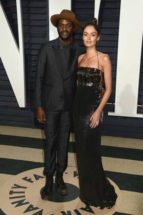 February 26, 2017 - Beverly Hills, CA, United States - 26 February 2017 - Beverly Hills, California - Gary Clark Jr., Nicole Trunfio. 2017 Vanity Fair Oscar Party held at the Wallis Annenberg Center. Photo Credit: AdMedia Beverly Hills United States - ZUMAa123 20170226_zaa_a123_1584 Copyright: xByronxPurvisx