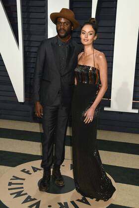 February 26, 2017 - Beverly Hills, CA, United States - 26 February 2017 - Beverly Hills, California - Gary Clark Jr., Nicole Trunfio. 2017 Vanity Fair Oscar Party held at the Wallis Annenberg Center. Photo Credit: AdMedia Beverly Hills United States - ZUMAa123 20170226_zaa_a123_1585 Copyright: xByronxPurvisx