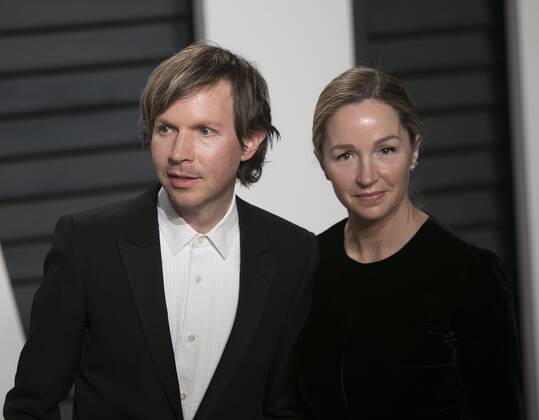 February 26, 2017 - Beverly Hills, California, U.S - Beck Hansen & Marissa Ribisi on the red carpet at the 2017 Vanity Fair Oscar Party held at the Wallis Annenberg Center in Beverly Hills, California, Sunday February 26, 2017. Beverly Hills U.S. - ZUMAp124 20170226_zaa_p124_821 Copyright: xJavierxRojasx
