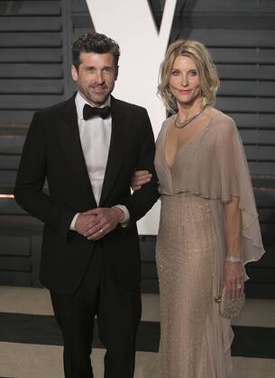 February 27, 2017 - Beverly Hills, California, U.S - Patrick Dempsey & Jillian Dempsey on the red carpet at the 2017 Vanity Fair Oscar Party held at the Wallis Annenberg Center in Beverly Hills, California, Sunday February 26, 2017. JAVIER ROJAS PI Beverly Hills U.S. - ZUMAp124 20170227_zaa_p124_179 Copyright: xPrensaxInternacionalx