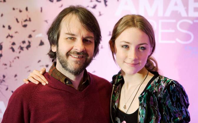 Nov 26, 2009 - Rome, Italy - Director PETER JACKSON and actress SAOIRSE RONAN at The Lovely Bones Rome photo call. - ZUMAi15_ 20091126_clb_i15_477 Copyright: xEvandroxInettix
