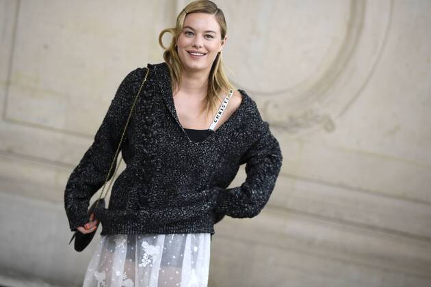 216031 Valentin Paoli Starface 2017-03-03 Paris France Paris Fashion Week. Defile PAP Automne-hiver 2017 DIOR. Arrivees. Paris Fashion Week. Arrivals at Dior Show. Rowe, Camille Copyright: xValentinxPaolix xStarfacex STAR_216031_017