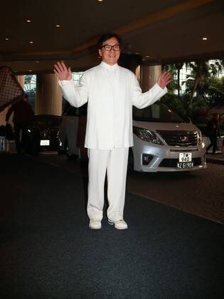 Jackie Chan attends the celebration party of win Oscar Lifetime Achievement Award in Hongkong, China on 28th March, 2017.(Photo by TPG)  201703291803