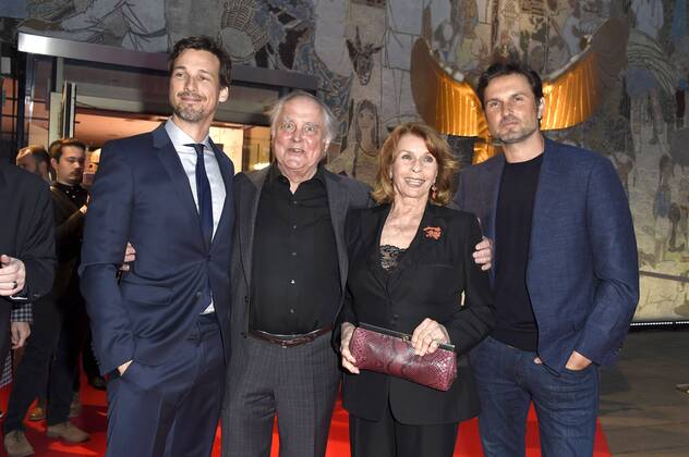 Florian David Fitz, Michael Verhoeven, Senta Berger und Simon Verhoeven bei der 38. Verleihung des Jupiter Award 2017 im Cafe Moskau. Berlin, 29.03.2017 Foto:xF.xKernx xFuturexImage