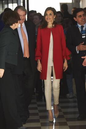 March 30, 2017 - Soria, Castilla Leon, Spain - Queen Letizia of Spain attended the Proclamation of the winner of the 2017 Princess of Girona Foundation Social category at El Hueco Coworking on March 30, 2017 in Soria, Spain Soria Spain  - ZUMAg15_ 20170330_zaf_g15_030 Copyright: xJackxAbuinx