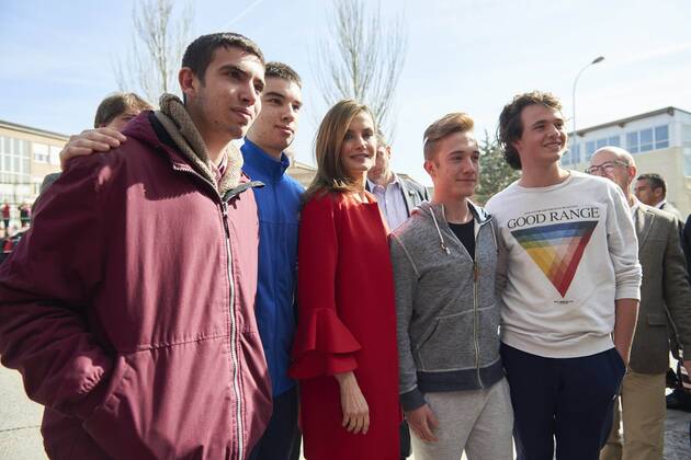 30-03-2017 Spain Queen Letizia during the proclamation of the winner of the 2017 Princess of Girona Foundation Social category at El Hueco coworking on March 30, 2017 in Soria, Spain No Spain  Copyright: xPPE xTHORTONx