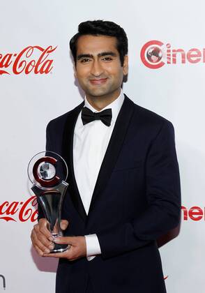 Kumail Nanjiani receipient of the Comedy Star of the Year award arrives for the CinemaCon 2017 Big Screen Achievement Awards at Caesars Palace, Las Vegas, Nevada on March 30, 2017.  LAV2017033029 JAMESxATOA