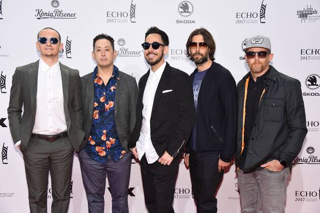 Linkin Park Roter Teppich zur Echo Verleihung 2017 in der Messe Berlin am 06.04.2017