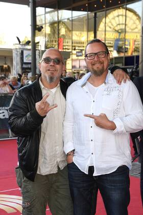 Duo Mundstuhl mit Lars Niedereichholz und AndreWerner bei der Verleihung vom Radio Regenbogen Award im Europapark Rust am 7.04.2017 in Rust Radio Regenbogen Award 2017 im Europapark in Rust 