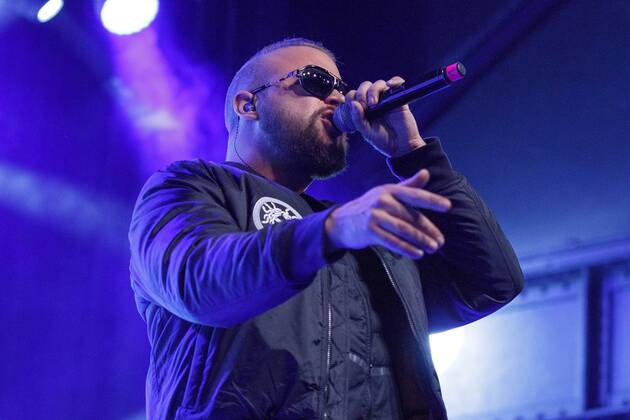 Kollegah live bei einem Konzert seiner Impreator Tour 2017 im Palladium. Köln, 16.04.2017 Foto:xC.xHardtx xFuturexImage