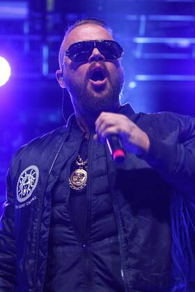 Kollegah live bei einem Konzert seiner Impreator Tour 2017 im Palladium. Köln, 16.04.2017 Foto:xC.xHardtx xFuturexImage
