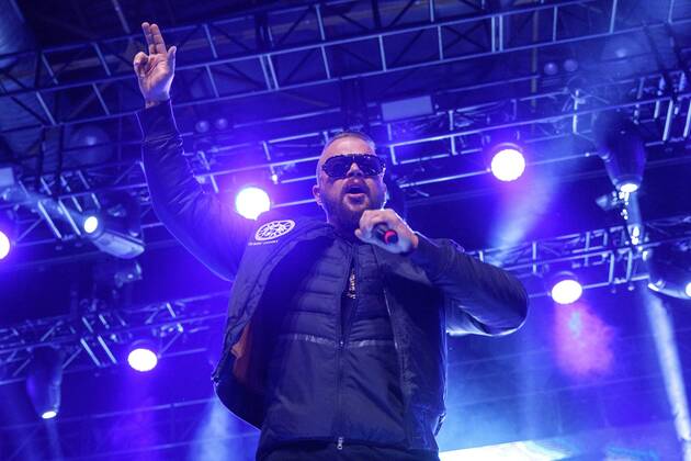 Kollegah live bei einem Konzert seiner Impreator Tour 2017 im Palladium. Köln, 16.04.2017 Foto:xC.xHardtx xFuturexImage