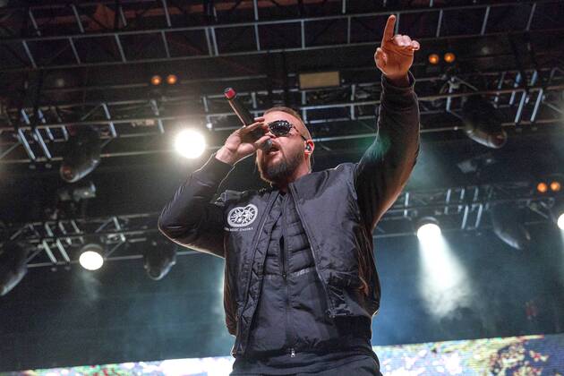 Kollegah live bei einem Konzert seiner Impreator Tour 2017 im Palladium. Köln, 16.04.2017 Foto:xC.xHardtx xFuturexImage