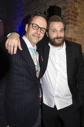 Kurt Krömer und Gronkh Erik Range bei der Verleihung des Deutschen Computerspielpreises 2017 im WECC Westhafen Event & Convention Center. Berlin, 26.04.2017 Foto:xK.xWernerx xFuturexImage