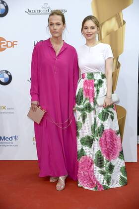 Claudia Michelsen, Mina Tander Roter Teppich Deutscher Filmpreis 2017 in der Messe Berlin am 28.04.2017