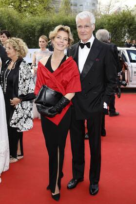 Christina Schütze und Sky du Mont bei der Verleihung des Deutschen Filmpreises 2017 in der Messe Berlin. Berlin, 28.04.2017 Foto:xS.xTschirnerx xFuturexImage