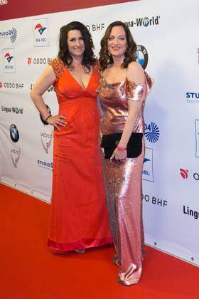 Sonja Fusati und Natalia Woerner - Victress Awards Gala 2017 in Berlin am 08.05.2017. Victress Awards Gala 2017