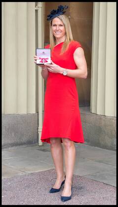 . 12 05 2017. London, United Kingdom. Investitures at Buckingham Palace. Chay (Christa) Cullen, hockey player awarded an MBE by the Duke of Cambridge at the Investiture ceremony at Buckingham Palace.  xPetexMaclainex xi-Imagesx IIM-15106-0040