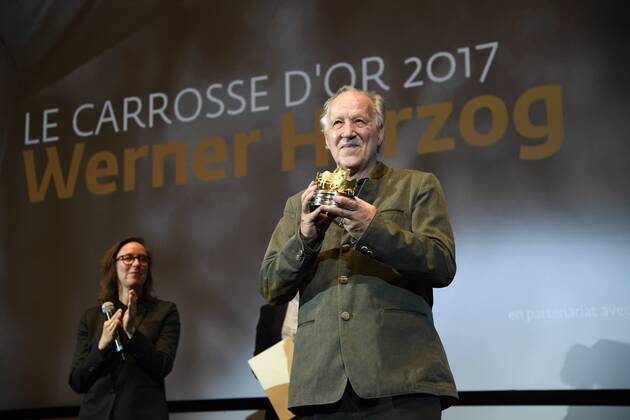 Themen der Woche Bilder des Tages QUINZAINE DES REALISATEURS - Opening Ceremony - Werner Herzog receives the Carosse d Or Werner Herzog Cannes France  518502