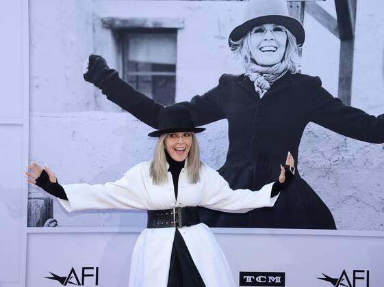 Honoree Diane Keaton arrives for American Film Institute s 45th annual Life Achievement Award tribute gala at the Dolby Theatre in the Hollywood section of Los Angeles on June 8, 2017.  LAP2017060804 JIMxRUYMEN