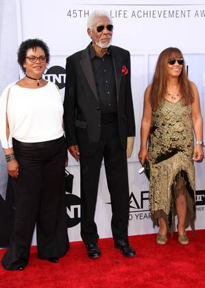 June 8, 2017 - Hollywood, CA, United States - 8 June 2017 - Los Angeles, California - Morgan Freeman and guest. 2017 AFI Life Achievement Award Gala Honoring Diane Keaton held at the Dolby Theatre in Hollywood. Photo Credit: AdMedia Hollywood United States - ZUMAa123 20170608_zaa_a123_590 Copyright: xAdmediax