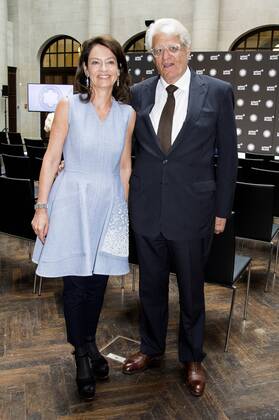 Corinne Flick und Gert Rudolf Muck Flick bei der Verleihung des Montblanc de la Culture Arts Patronage Award 2017 im Humboldt Carre. Berlin, 13.06.2017 Foto:xK.xWernerx xFuturexImage