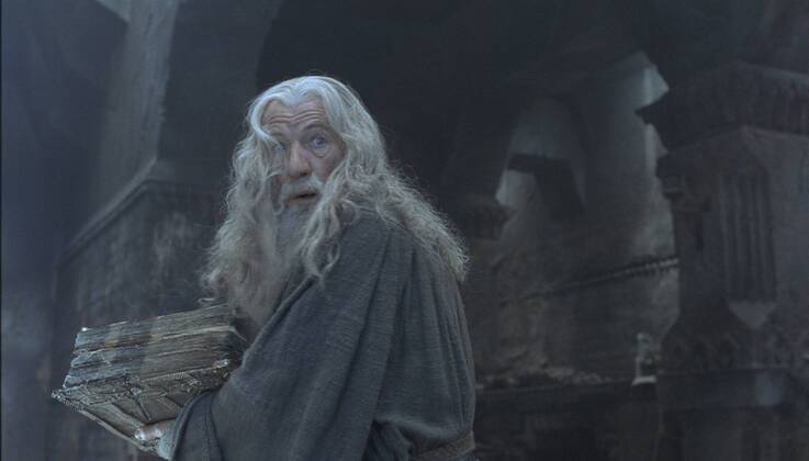 Newline Pictures Presents Lord of the Rings: The Fellowship of the Ring Ian McKellen © 2001 New Line 30277_002