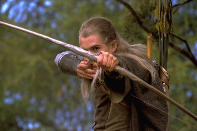 Newline Pictures Presents Lord of the Rings: The Fellowship of the Ring Orlando Bloom © 2001 New Line Photo by Pierre Vinet 30277_010