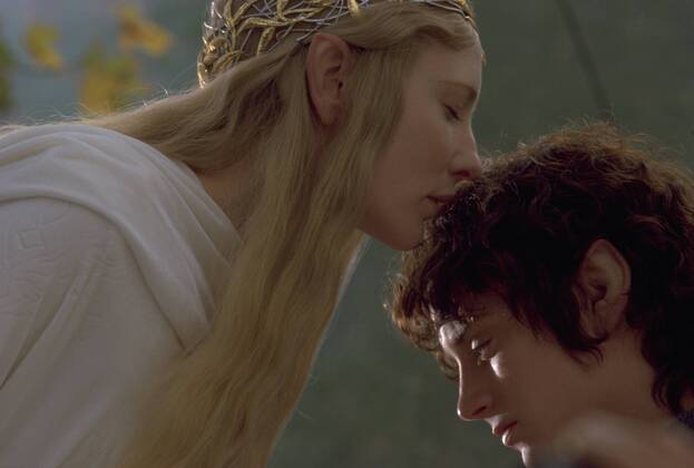 Newline Pictures Presents Lord of the Rings: The Fellowship of the Ring Cate Blanchett, Elijah Wood © 2001 New Line 30277_014
