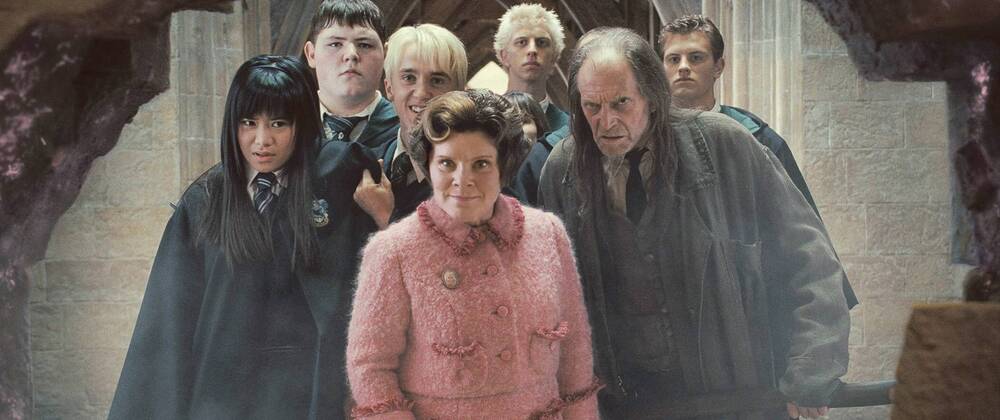Warner Brothers Pictures Presents Harry Potter and the Order of the Phoenix Katie Leung, Jamie Waylett, Tom Felton, Imelda Staunton, David Bradley © 2007 Warner Bros. Entertainment Inc. - Harry Potter Publishing Rights © J. K. R. 30292_005