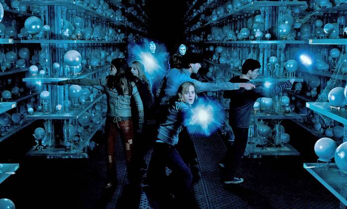 Warner Brothers Pictures Presents Harry Potter and the Order of the Phoenix Bonnie Wright, Evanna Lynch, Emma Watson, Matthew Lewis, Daniel Radcliffe © 2007 Warner Bros. Entertainment Inc. - Harry Potter Publishing Rights © J. K. R. 30292_012