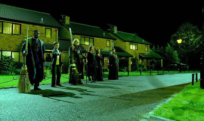 Warner Brothers Pictures Presents Harry Potter and the Order of the Phoenix George Harris, Daniel Radcliffe, Brendan Gleeson, Natalia Tena, Bridgette Millar, Peter Cartwright © 2007 Warner Bros. Entertainment Inc. - Harry Potter Publishing Rights © J. K. R. 30292_029